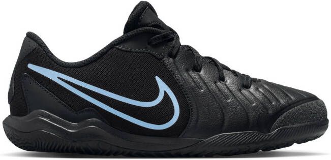 Nike Tiempo Legend 10 Academy Zaalvoetbalschoenen (IN) Kids Zwart Lichtblauw