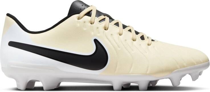 Nike Tiempo Legend 10 Club Gras Kunstgras Voetbalschoenen (MG) Geel Wit Zwart Goud