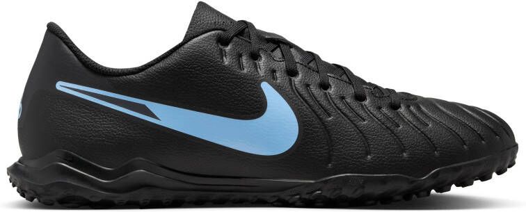 Nike Tiempo Legend 10 Club Turf Voetbalschoenen (TF) Zwart Lichtblauw
