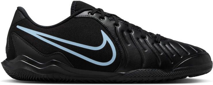Nike Tiempo Legend 10 Club Zaalvoetbalschoenen (IN) Zwart Lichtblauw