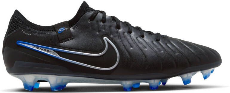 Nike Tiempo Legend 10 Elite Gras Voetbalschoenen (FG) Zwart Blauw