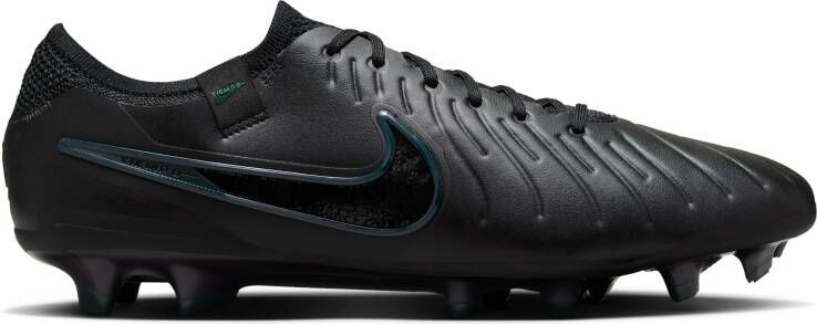 Nike Tiempo Legend 10 Elite Gras Voetbalschoenen (FG) Zwart Donkergroen