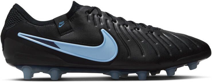 Nike Tiempo Legend 10 Elite Kunstgras Voetbalschoenen (AG) Zwart Lichtblauw