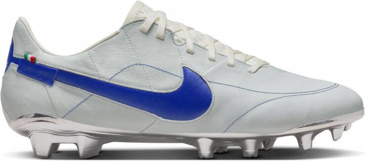 Nike Tiempo Legend 9 Elite Made in Italy Gras Voetbalschoenen (FG) Wit Blauw  Zilver - Schoenen.nl