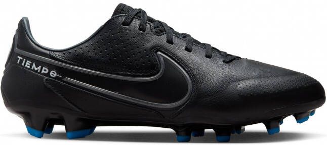 Nike Tiempo Legend 9 Pro Gras Voetbalschoenen (FG) Zwart Grijs Blauw