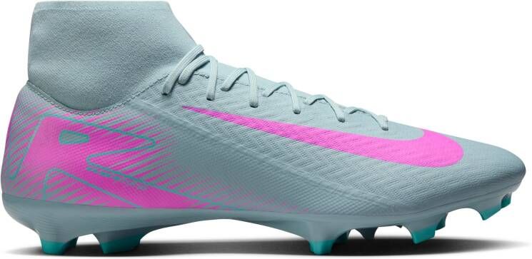 Nike Zoom Mercurial Superfly 10 Academy Gras Kunstgras Voetbalschoenen (MG) Lichtblauw Felroze
