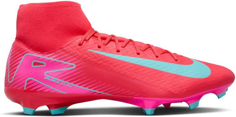 Nike Zoom Mercurial Superfly 10 Academy Gras Kunstgras Voetbalschoenen (MG) Rood Turquoise Roze
