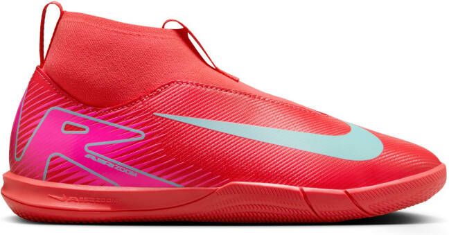 Nike Zoom Mercurial Superfly 10 Academy Zaalvoetbalschoenen (IN) Kids Rood Turquoise Roze