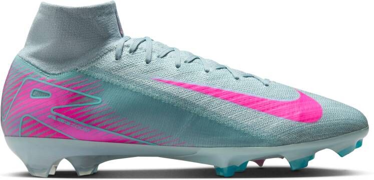 Nike Zoom Mercurial Superfly 10 Elite Gras Voetbalschoenen (FG) Lichtblauw Felroze