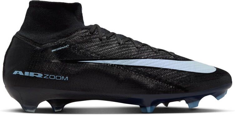 Nike Zoom Mercurial Superfly 10 Elite Gras Voetbalschoenen (FG) Zwart Lichtblauw