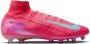 Nike Zoom Mercurial Superfly 10 Elite Kunstgras Voetbalschoenen (AG) Rood Turquoise Roze - Thumbnail 2