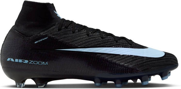 Nike Zoom Mercurial Superfly 10 Elite Kunstgras Voetbalschoenen (AG) Zwart Lichtblauw