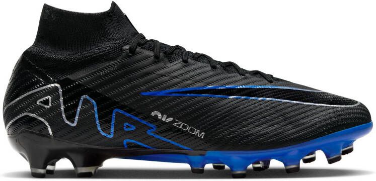 Nike Zoom Mercurial Superfly 9 Elite Kunstgras Voetbalschoenen (AG) Zwart Blauw Wit