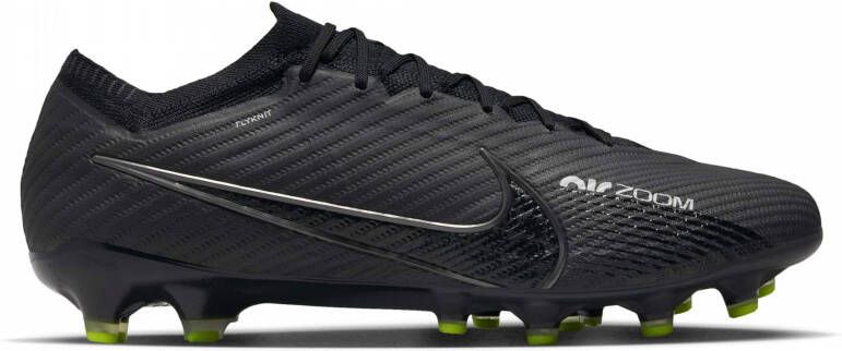 Nike Zoom Mercurial Vapor 15 Elite Kunstgras Voetbalschoenen (AG) Zwart Grijs Neon Geel - Foto 2