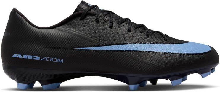 Nike Zoom Mercurial Vapor 16 Academy Gras Kunstgras Voetbalschoenen (MG) Zwart Lichtblauw