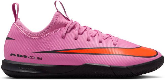 Nike Zoom Mercurial Vapor 16 Academy Zaalvoetbalschoenen (IN) Kids Roze Felrood Lichtblauw