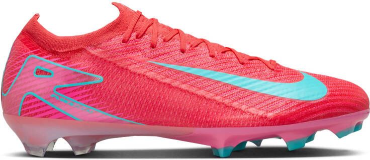Nike Zoom Mercurial Vapor 16 Elite Gras Voetbalschoenen (FG) Rood Turquoise Roze