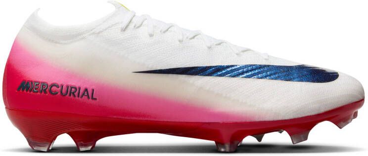 Nike Zoom Mercurial Vapor 16 Elite Gras Voetbalschoenen (FG) Wit Rood Zwart
