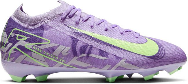 Nike Zoom Mercurial Vapor 16 Pro Gras Voetbalschoenen (FG) Kids Lichtpaars Lichtgeel