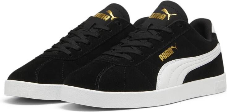 PUMA Club II Sneakers Zwart Wit Goud
