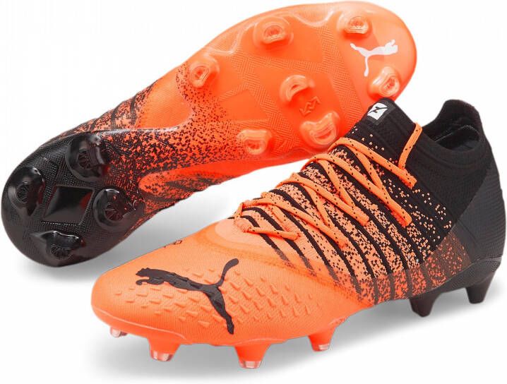 PUMA Future 1.3 Gras Kunstgras Voetbalschoenen(MG)Oranje Zwart