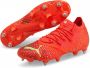 PUMA Future 1.4 IJzeren Nop Voetbalschoenen (SG) Oranje Groen - Thumbnail 3