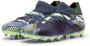 PUMA Future 7 Match Gras Kunstgras Voetbalschoenen (MG) Kids Grijs Paars Groen Wit - Thumbnail 3