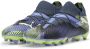 PUMA Future 7 Pro Gras Kunstgras Voetbalschoenen (MG) Kids Grijs Paars Groen Wit - Thumbnail 2