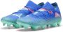 PUMA Future 7 Ultimate Gras Kunstgras Voetbalschoenen (MG) Blauw Turquoise Wit - Thumbnail 4