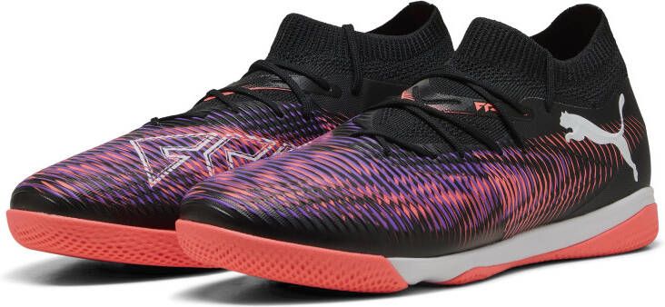 PUMA Future 8 Match Zaalvoetbalschoenen (IN) Zwart Paars Rood