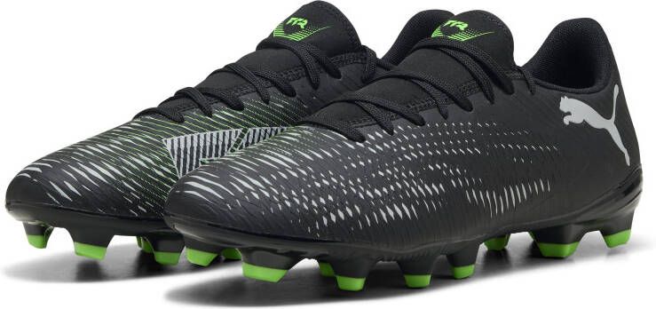PUMA Future 8 Play Gras Kunstgras Voetbalschoenen (MG) Zwart Grijs Groen