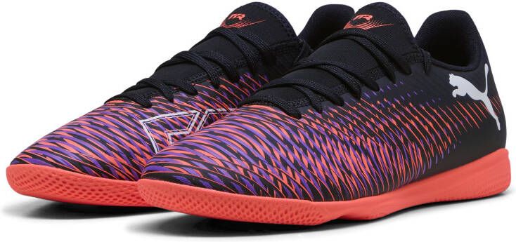 PUMA Future 8 Play Zaalvoetbalschoenen (IN) Zwart Paars Rood