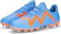 PUMA Future Play Gras Kunstgras Voetbalschoenen (MG) Kids Blauw Oranje Wit - Thumbnail 4