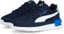 Puma Graviton sneakers donkerblauw wit groen Jongens Meisjes Mesh 31 - Thumbnail 4