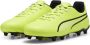 Puma King Match FG AG Junior voetbalschoenen geel zwart Imitatieleer 38 - Thumbnail 5