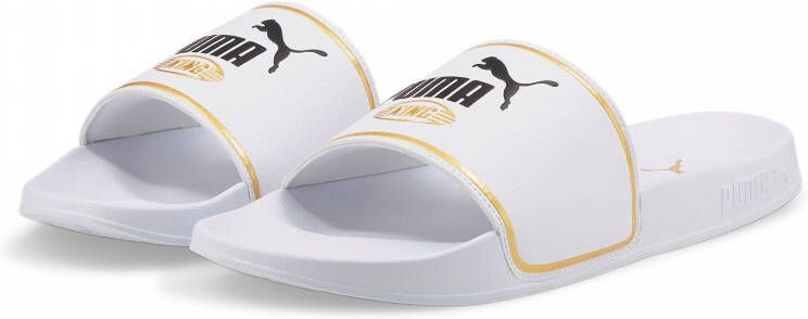 PUMA Leadcat 2.0 King Slippers Wit Zwart Goud