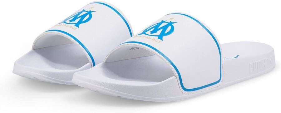 PUMA Leadcat 2.0 Slippers Olympique Marseille Wit Blauw