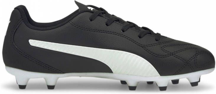 PUMA Monarch II Gras Kunstgras Voetbalschoenen (MG) Kids Zwart Wit - Foto 3