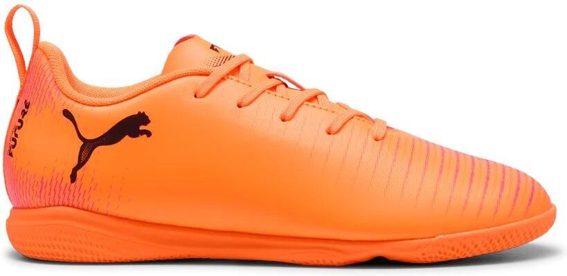 PUMA Future 8 Play Zaalvoetbalschoenen (IN) Kids Oranje Roze Zwart