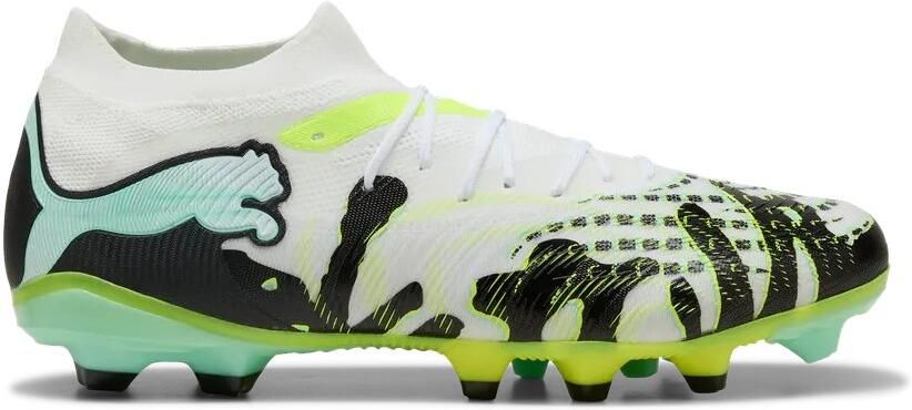 PUMA Future 9 Match Creativity Gras Kunstgras Voetbalschoenen (MG) Wit Groen Zwart - Foto 2
