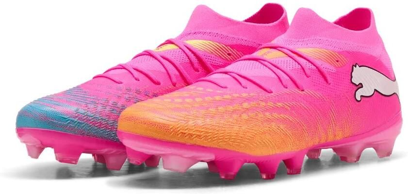 PUMA FUTURE 9 MATCH FG AG Unisex Sportschoenen Poison Pink-Sun Stream-Bright Aqua- White - Foto 3