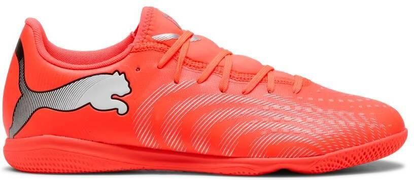 PUMA Future 9 Play Zaalvoetbalschoenen (IN) Felrood Zilver Zwart