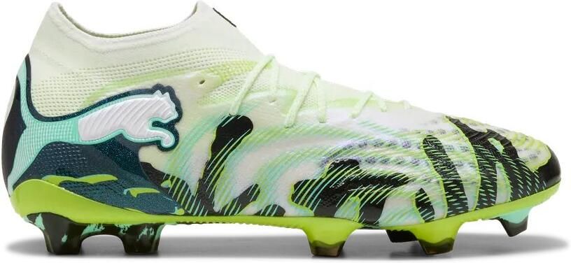 PUMA Future 9 Ultimate Creativity Gras Voetbalschoenen (FG) Groen Zwart Wit - Foto 2