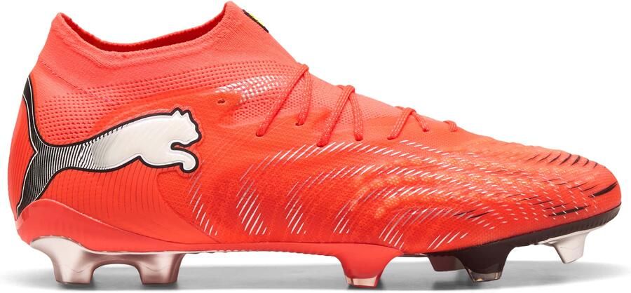 PUMA Future 9 Ultimate Gras Voetbalschoenen (FG) Felrood Zilver Zwart - Foto 3
