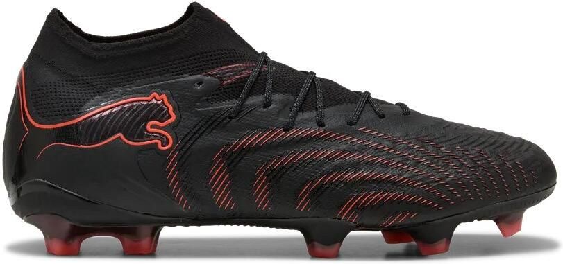 PUMA Future 9 Ultimate Gras Voetbalschoenen (FG) Zwart Rood - Foto 2