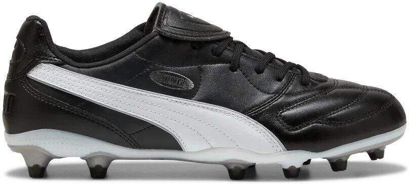 PUMA King Liga Gras Kunstgras Voetbalschoenen (MG) Zwart Zilver Wit - Foto 2