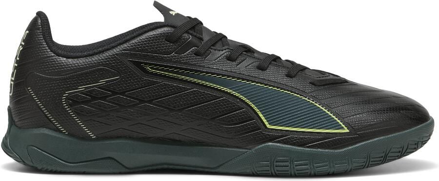 PUMA Ultra 6 Play Zaalvoetbalschoenen (IN) Zwart Donkergroen Lichtgroen - Foto 3