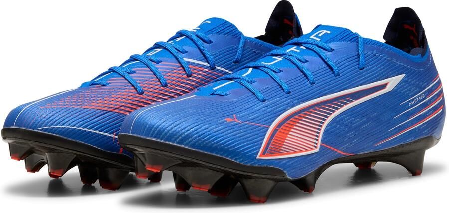 PUMA Ultra 6 Ultimate Carbon Gras Voetbalschoenen (FG) Dames Blauw Wit Felrood