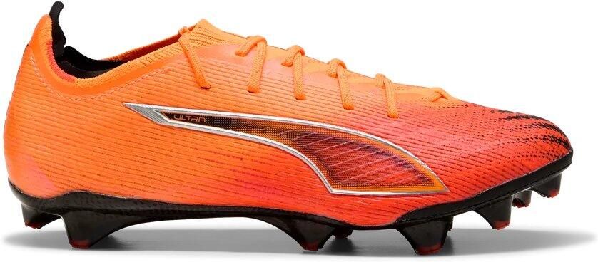 PUMA Ultra 6 Ultimate Carbon Gras Voetbalschoenen (FG) Dames Oranje Zwart Zilver