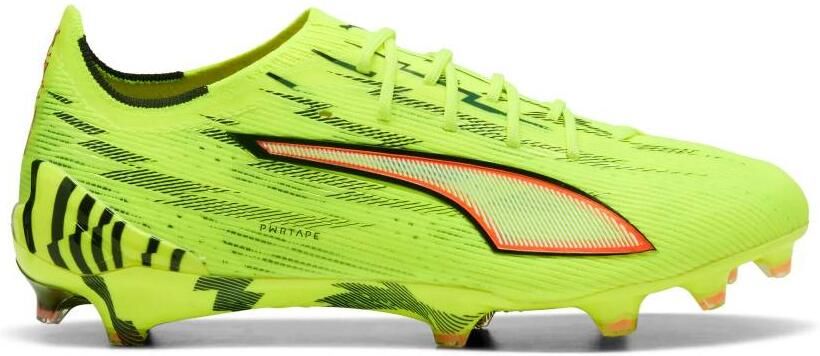 PUMA Ultra 6 Ultimate Gras Voetbalschoenen (FG) Neongeel Rood Zwart